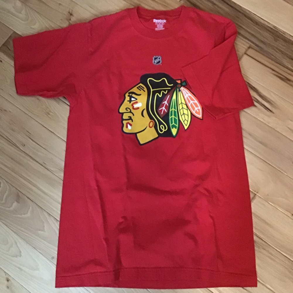 Men’s Reebok Chicago Blackhawks Kane 88 Red short sleeved tshirt Medium